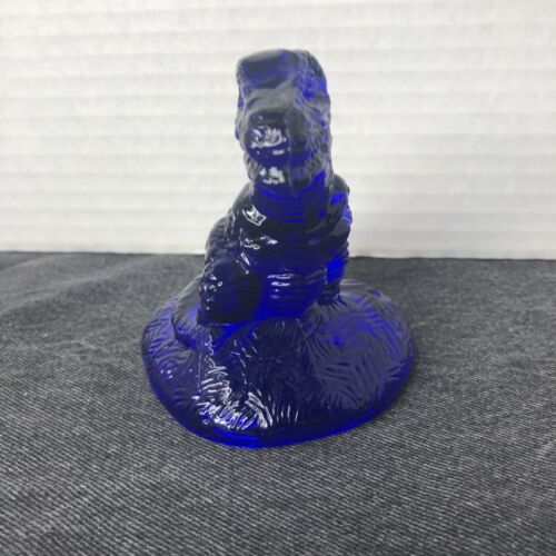 Boyde USA Colbalt Blue Glas Dinosaurier T Rex Figur - Bild 2 von 7