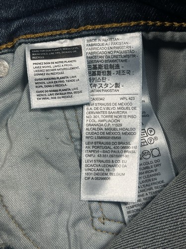 Levi's 505 Regular Straight Fit Denim Herren Jeans 30x32 Neu mit Etikett - Bild 7 von 13