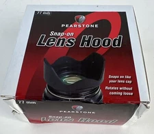 Pearstone BQ0610 77mm Snap-On Lens Hood New And Unused