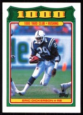 1988 Topps 1000 Yard Club Eric Dickerson Indianapolis Colts #2