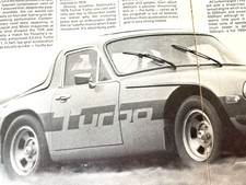 TVR TAIMAR TURBO 1980s - FRAMEABLE COLLECTIBLE CLASSIC CAR ROAD TEST REVIEW