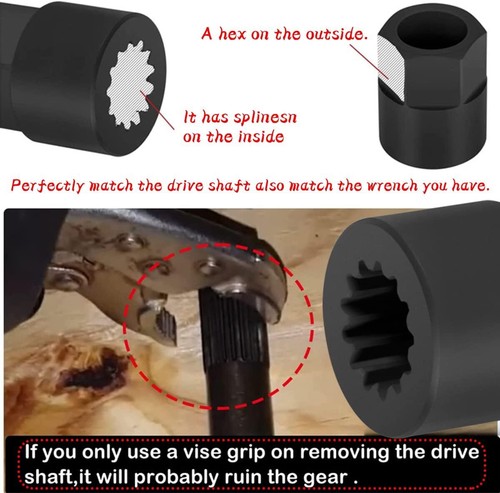 Drive Shaft Adapter for Mercury Mercruiser Alpha 1 Gen 2 90220 18-9854 91-56775T - Picture 6 of 7