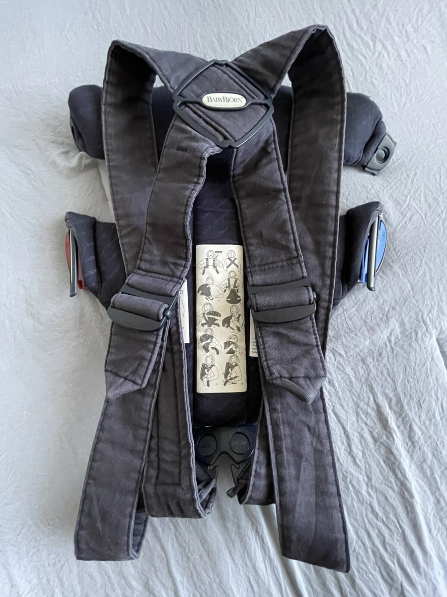 Baby Bjorn Gray Harness Multiple Carrying Positions Quality Canvas