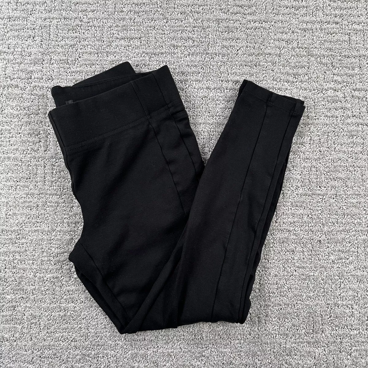 Ann Taylor Loft Leggings Small S Black Yoga Pants Athleisure