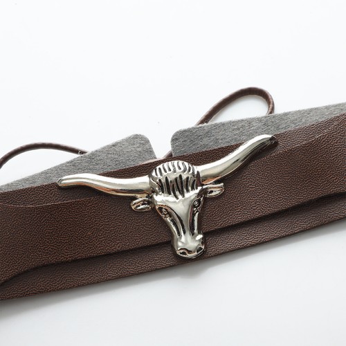 Cappelli adulti fasce campeggio cappelli stringati decorazioni western chic cappelli cowboy morbidi - Foto 7 di 88