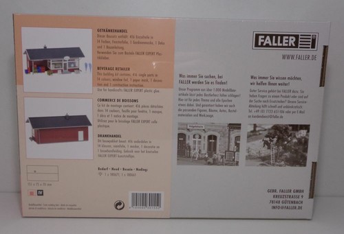 % - Faller H0 130155 Getränkehandel Bausatz NEU & OVP - Picture 2 of 3
