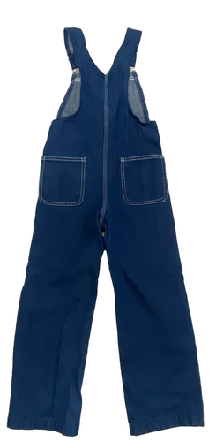 LIBERTY DENIM BLUE JEAN BIB OVERALLS YOUTH SIZE 7 REGULAR ~ FARM WORKWEAR - Picture 2 of 13