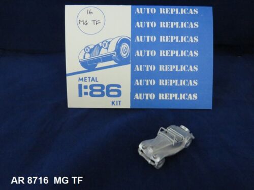 1:86 - H0 SCALE AUTO REPLICAS AR. 8716 MG TF WHITE METAL CAR KIT 1953 - 55 - Picture 2 of 4