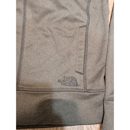 The North Face Womens Small Gray High Neck Cowl Face Mask Hoodie Thumb Holes G1 - Picture 4 of 5