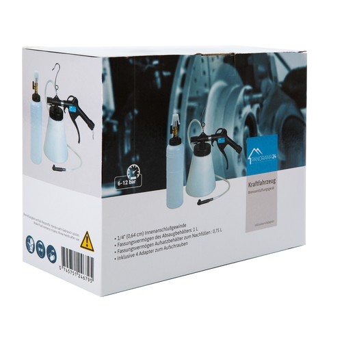 Bremsenentlüftungsgerät Druckluft Bremsenentlüfter Bremsflüssigkeit Wechseln KFZ - Bild 2 von 8