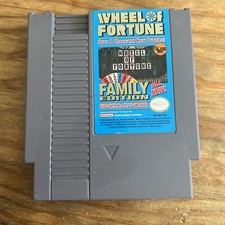 Wheel of Fortune Family Edition Nintendo Entertainment System, 1990 Plain Sleeve