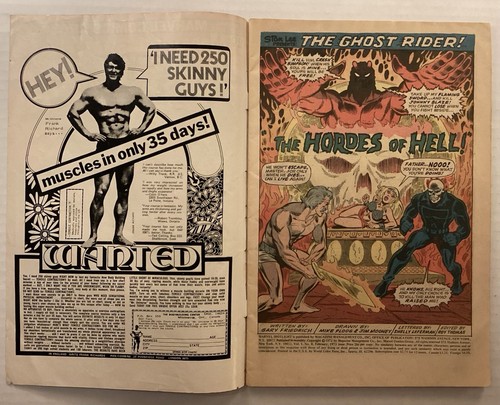 Marvel Spotlight #8 (Marvel Comics, 1973) 4th Appearance Ghost Rider. VG/F - Picture 11 of 13