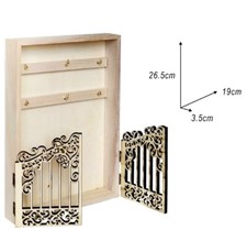 Cassetta portachiavi da parete in legno NATURALE 6 posti Casa  porta chiavi