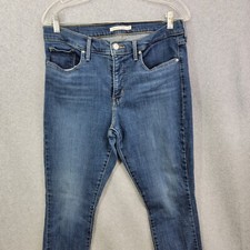 Womens Levi's 311 Shaping Skinny Fit Dark Blue Stretch Denim Jeans - W32 L30