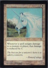 Benevolent Unicorn - Mirage: #4, Magic: The Gathering Nm R204