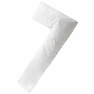 Cheer Collection Hypoallergenic L Shaped Pillow With White L Shape