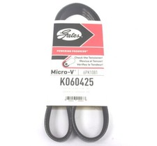 K060425 NEW GATES SERPENTINE MICRO-V BELT 6PK1081 43-1/8" X 13/16"