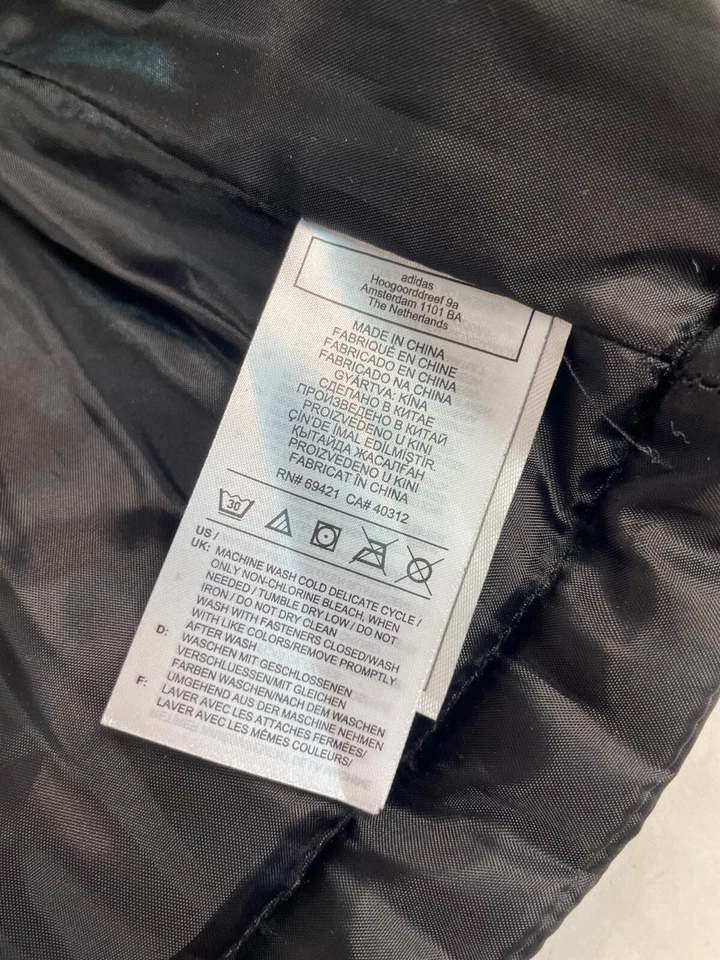 Reebok Boys Black Zipper Front Jacket Size 7 - Image 4 of 4