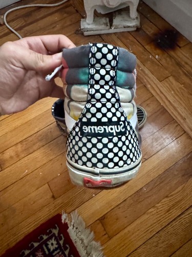 Supreme x CDG Harold Hunter Vans SIZE US 12 - Harold Hunter Graphic, BW Stripes - Picture 4 of 6