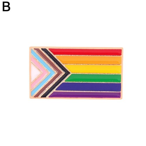 Progress Pride Abzeichen Anstecknadel LGBTQIA LGBTQ+ Gay Trans A+ Bi Rechte L3P9 - Bild 14 von 17