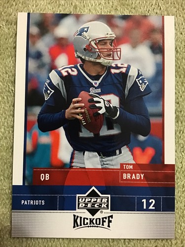2005 Upper Deck Kickoff TOM BRADY #52 New England Patriots Buccaneers - Picture 1 of 2