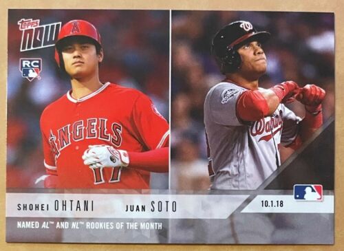 Tarjeta de novato Topps Now Shohei Ohtani 2018 versión inglés/jpn (tú eliges) LA Angels - Imagen 24 de 37