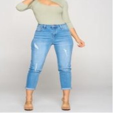 women's jeans full length USA medium denim wash jeans size:small $11.99
