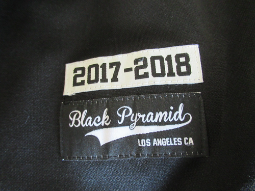 Black Pyramid Men's Jersey Shirt Rose Embroidered Black 2017 - 2018 Size Large - Picture 4 of 8