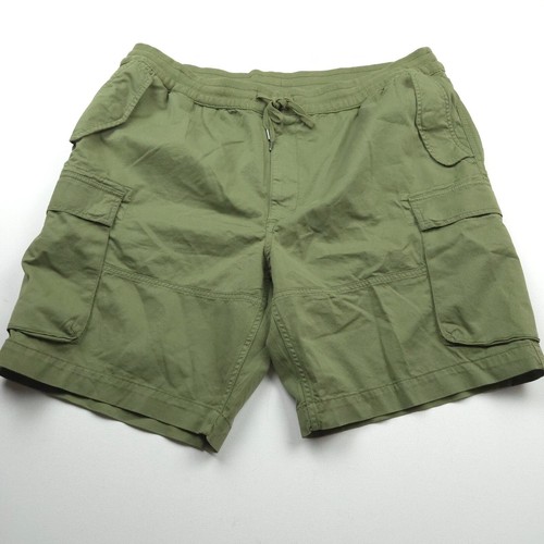 NEW POLO RALPH LAUREN SHORTS -2XB BIG- GREEN UTILITY CARGO STRETCH DRAWSTRING - Bild 1 von 15