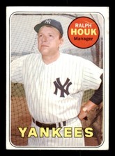 1969 Topps Baseball #447 Ralph Houk (Yellow Letters) VG/EX *e3