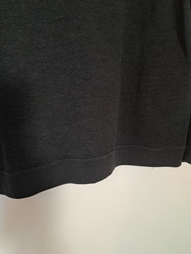 Izod Sweatshirt Men's XL Black Crew Neck Pullover Casual Cotton Blend - Picture 5 of 7