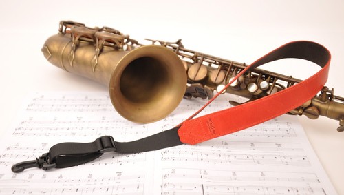 Leder Saxophon Umhängeband für Alt Tenor Sopran. Verstellbares Sax Halsschlinge - Bild 13 von 57