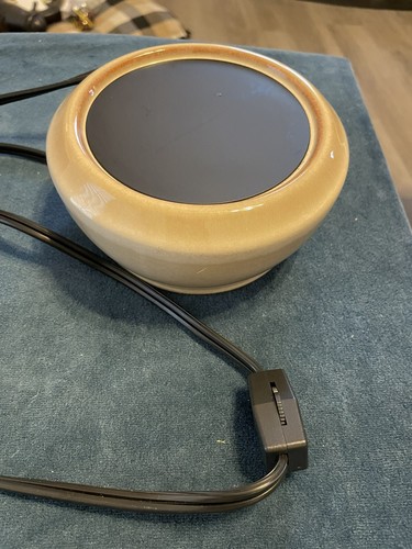 Tan Ceramic Electric Candle Warmer Candle Melts Tarts Wax Jars.  M 1 - Picture 1 of 5