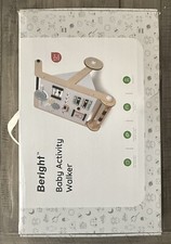 Beright Wooden Baby Activity Walker with Pull - Learning Motor Activities