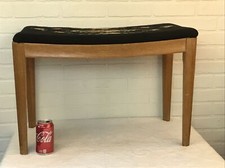 Mid Century Modern Ottoman Stool Mcm Footstool Bench Wood