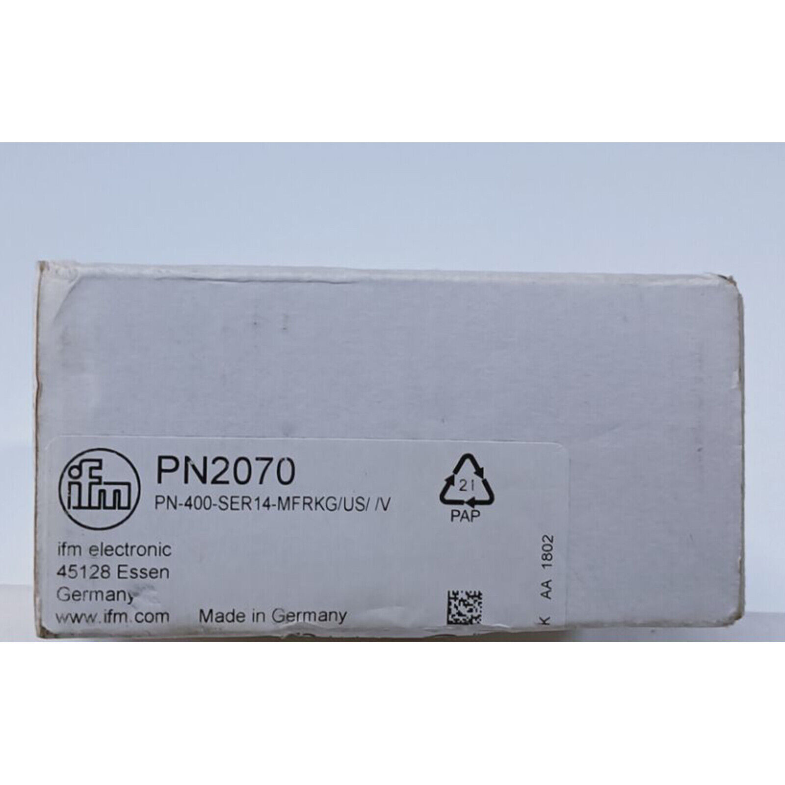 For IFM PN2070 New Pressure Sensors   #F8