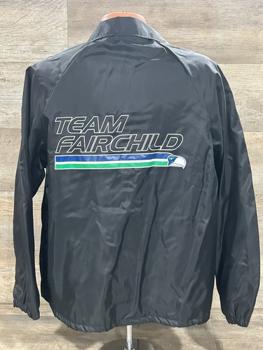 Vtg Team Fairchild AFB Light Windbreaker Size Large Cardinal NWOTS - Picture 3 of 10
