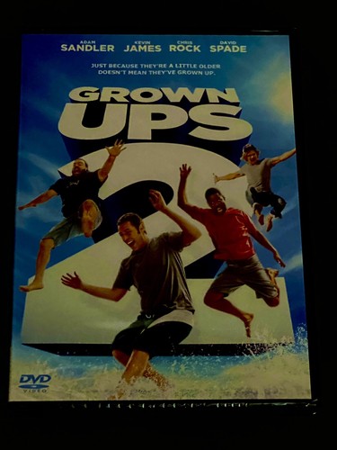 NEW! 2 Adam Sandler Comedy Lot! Grown Ups (Blu-ray), Grown Ups 2 (DVD) - Imagen 6 de 7