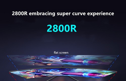 FYHXele 27-Zoll Curved Gaming Monitor 2800R 1920x1080FHD 16:9 VA-Bildschirm 75Hz - Bild 21 von 23