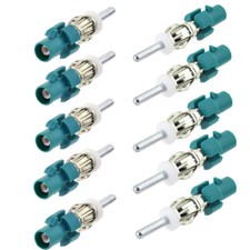 Fakra to DIN Plug Car Radio Stereo Aerial Antenna Connector Adapter 10-pack