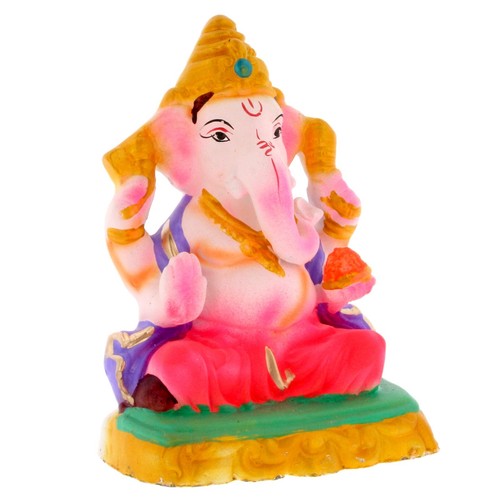 Eco-Friendly Clay Ganesh Ganesha Ganapati Visarjan Murti Statue Hindu Idol - Picture 226 of 403