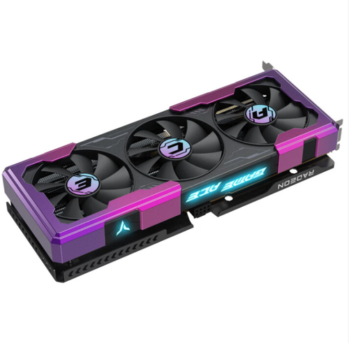 Yeston AMD RADEON RX 9060 XT 16G D6 ACE OC violet Graphics card - Afbeelding 2 van 5