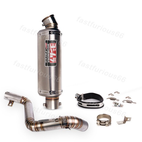 Mid Exhaust Link Pipe 51MM Mufflers Modified System for Duke 200 390 2012-2016 - Picture 10 of 12