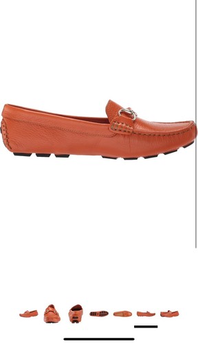 Rockport Bayview Bit Keeper Women's Driving Moccasins 8.5M Orange - Picture 4 of 9