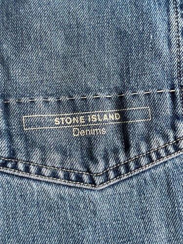 Jeans Stone Island 34 33 denim blu cotone autentico ottimo spedizione gratuita uk - Foto 22 di 23