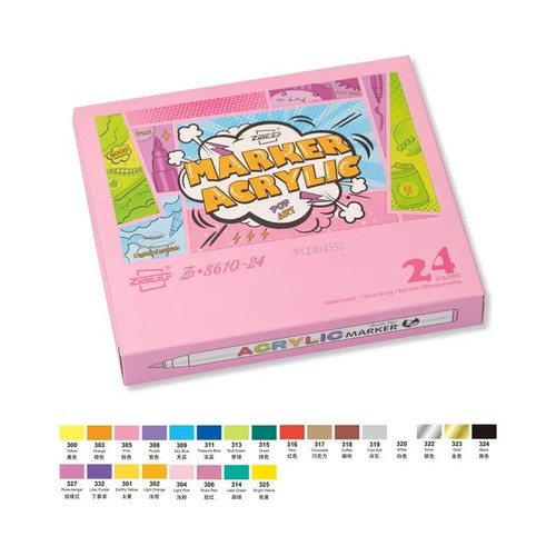 Acryl Malstifte Brush Marker Stift Rock Painting DIY 60 Farben - Bild 13 von 16