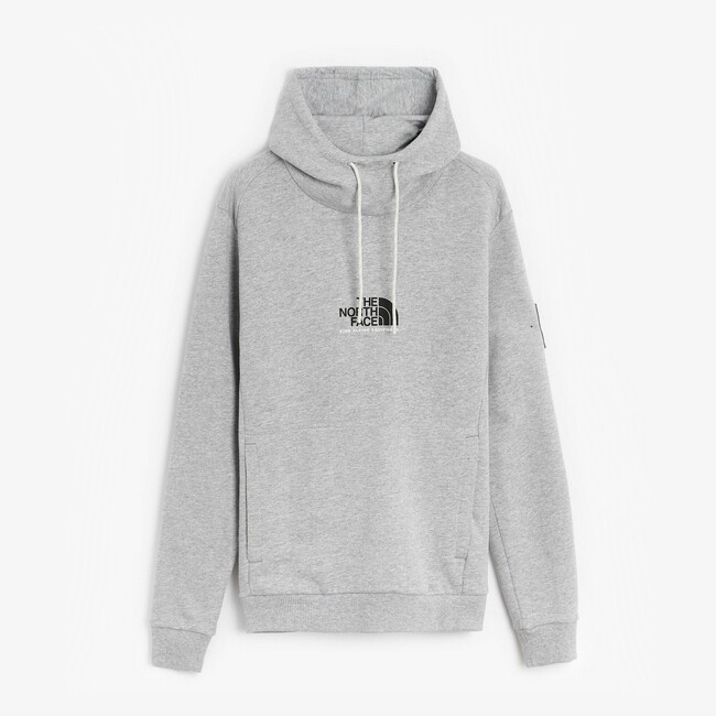 North Face Fine Alpine Hoodie Light Grey Heather