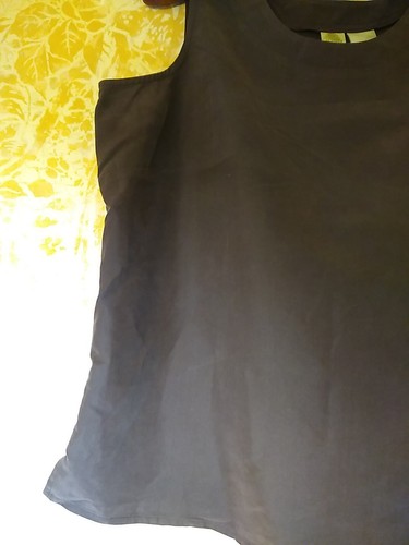 VTG Islander Tank Top NWT From Kmart Womens Silky Sz L Brown Office Professional - Picture 2 of 12