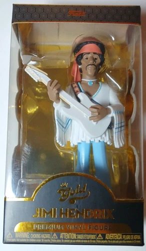 GOLD-JIMI HENDRIX 6" Premium Vinyl Figure NEW SEALED Funko Pop!