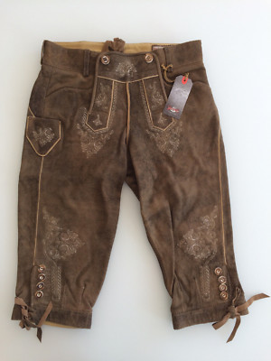Stockerpoint Lederhose Sandra havanna 34 36 38 44 42 hellbraun Kniebund Tracht
